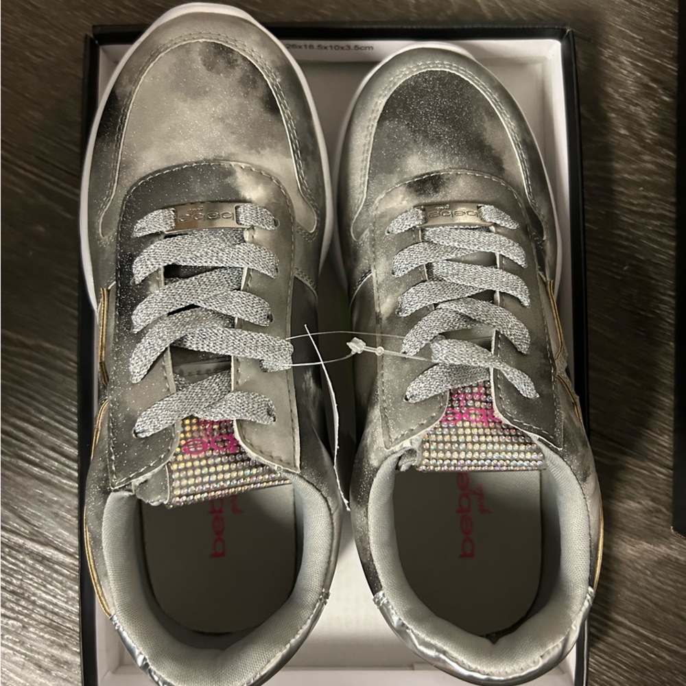 NWT Girls Bebe Sneakers